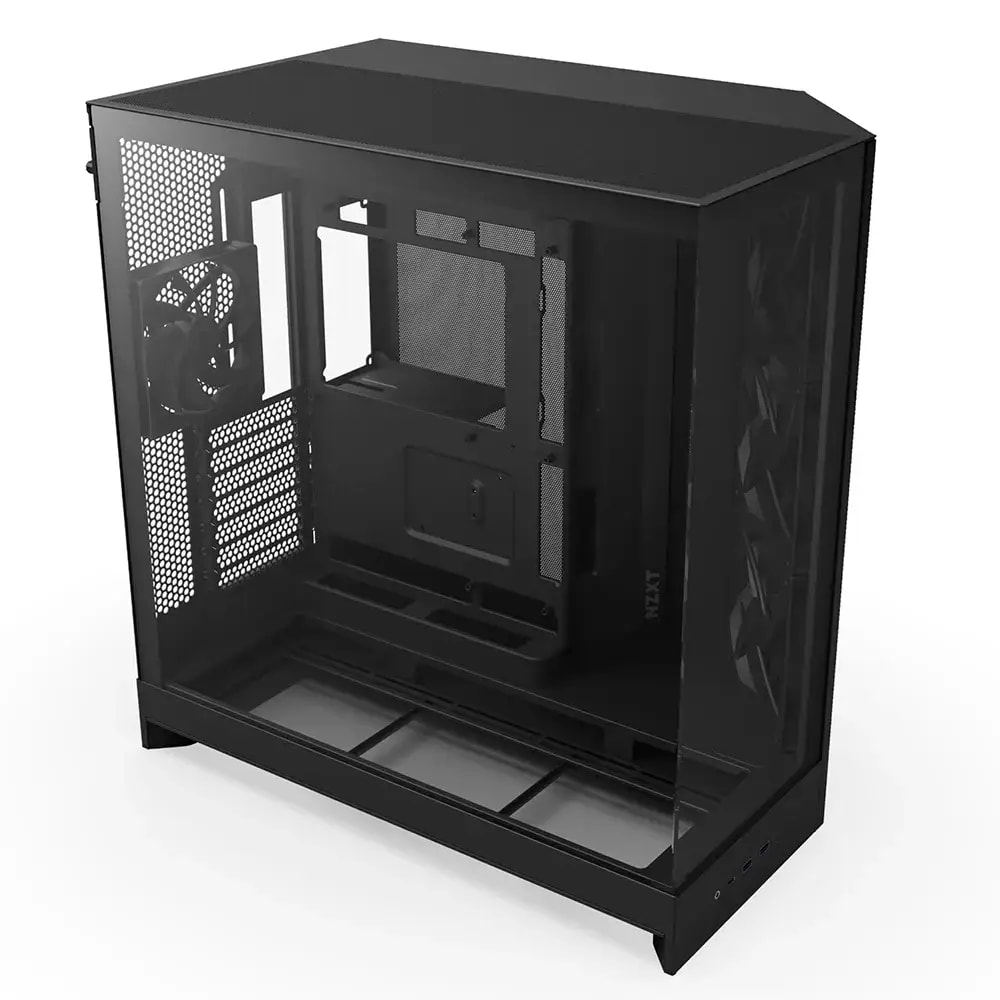 Caixa Extended-ATX NZXT H9 Flow (2025) Tempered Glass Preta