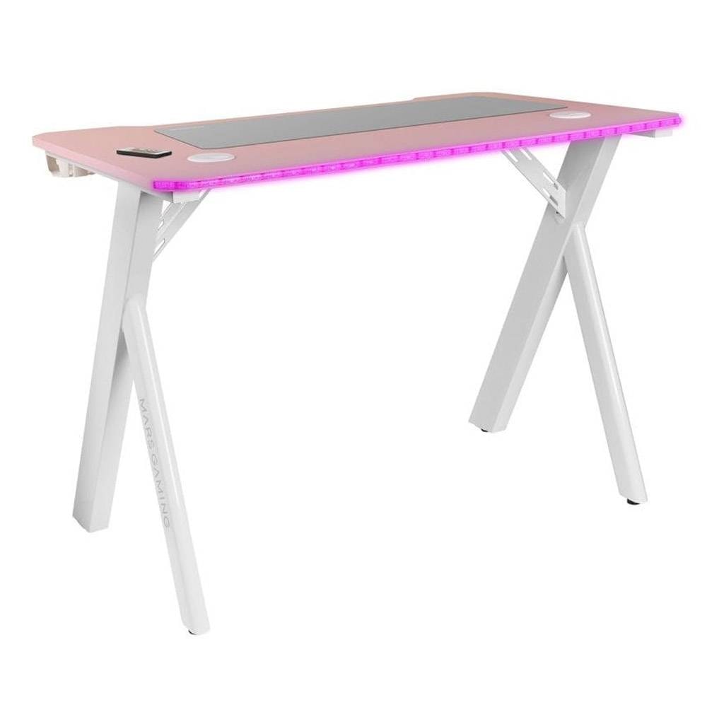 Secretária Gaming Mars Gaming MGD100 RGB Rosa