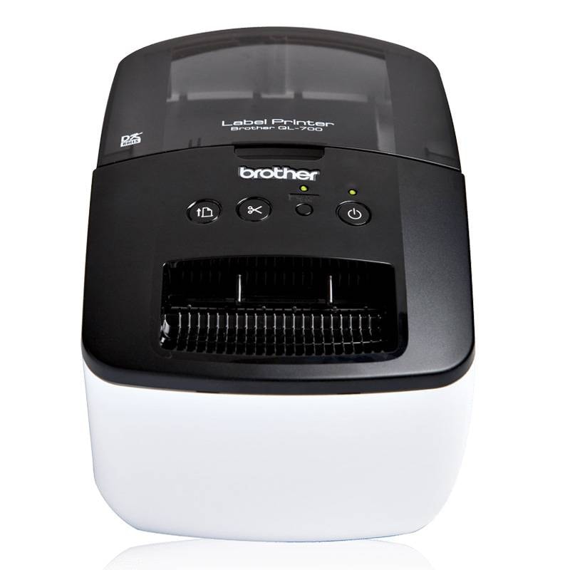 Impressora de Etiquetas Térmica Brother QL-700 Profissional Label Printer Preta/Branca