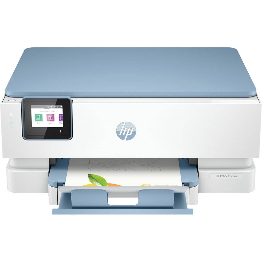 Impressora Jato de Tinta HP ENVY Inspire 7221e Multifunções (Impressão, Cópia, Digitalização), Duplex Auto, Wireless - Instant Ink