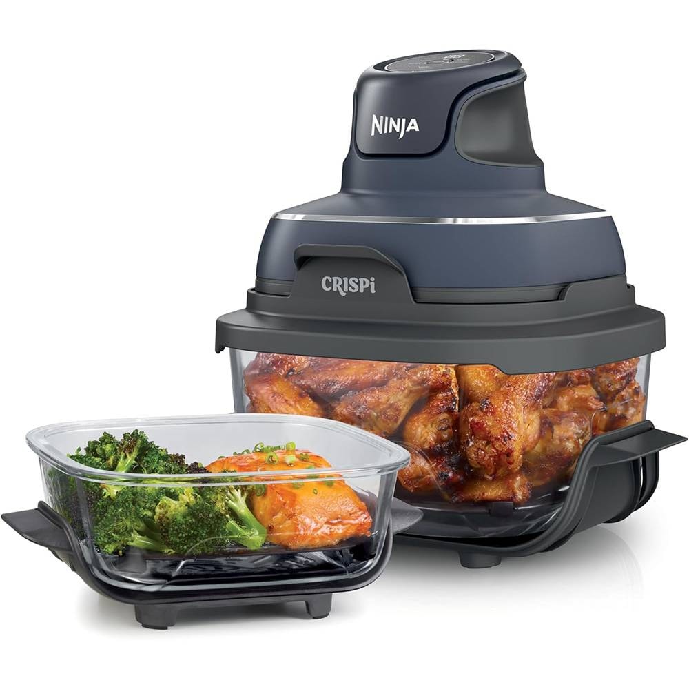 Fritadeira Air Fryer (Sem Óleo) Ninja CRISPi 3.8L 1700W 4-in-1 Portable Glass Cyber Space