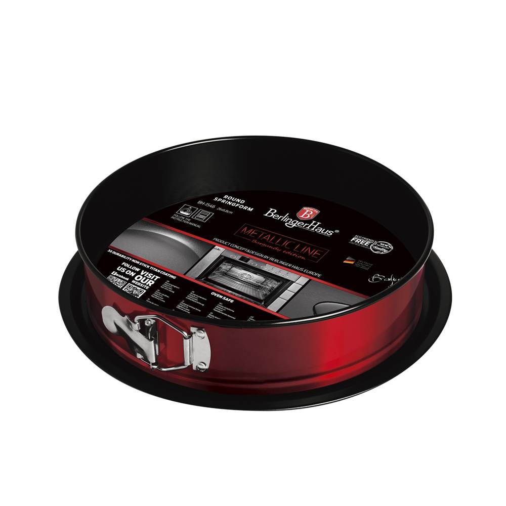 Forma Redonda Berlinger Haus BH/1546 Coleção Burgundy 26cm x 6.8cm