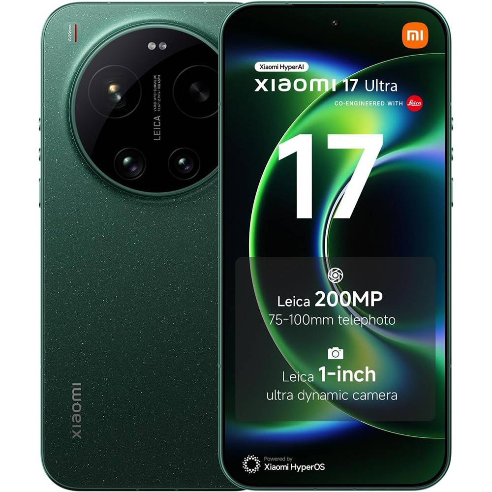 Smartphone Xiaomi 17 Ultra 6.85" 16GB/512GB Dual SIM Starlit Green