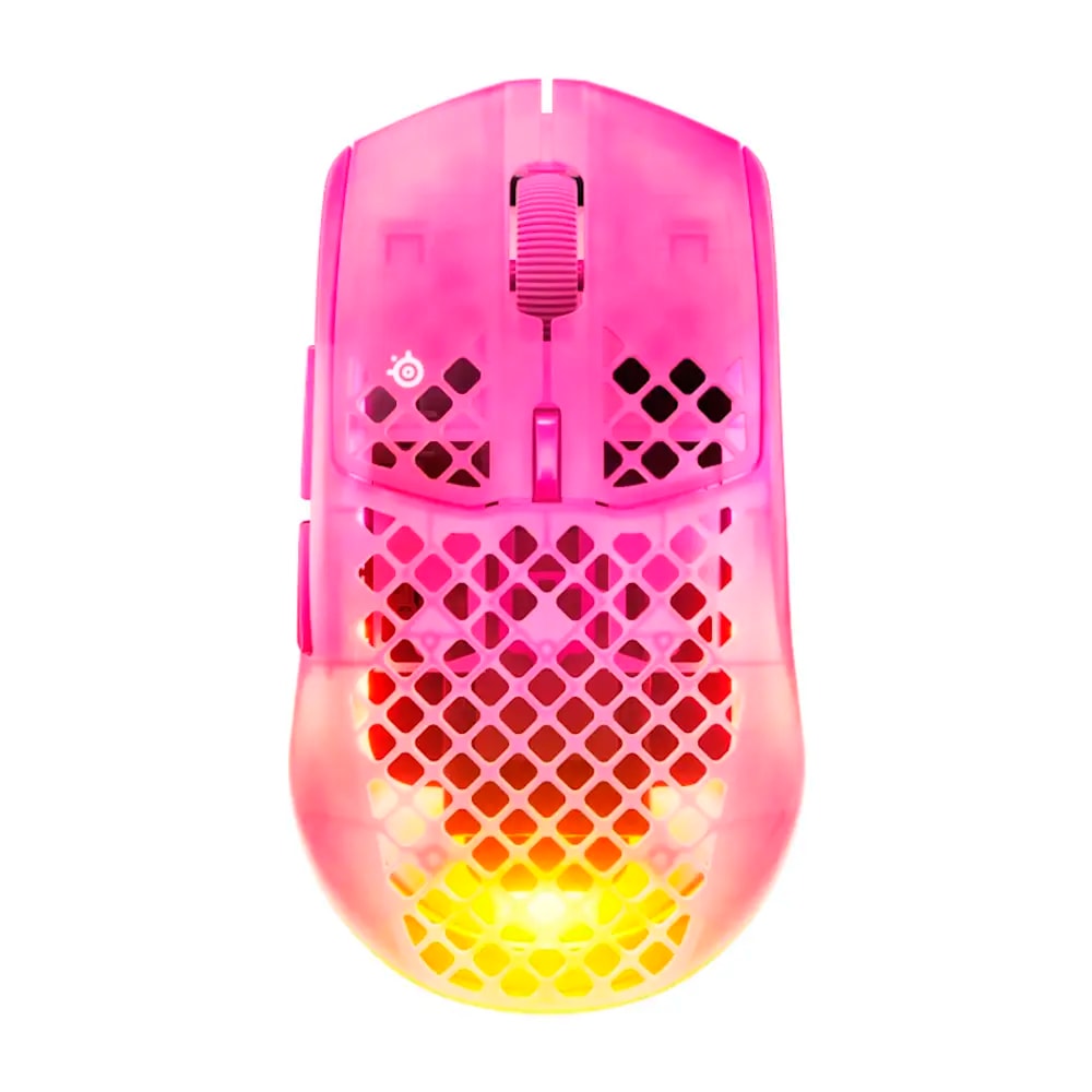 Rato Óptico Steelseries Aerox 3 Gen 2 Wireless/Bluetooth 26000DPI MagentaHaze