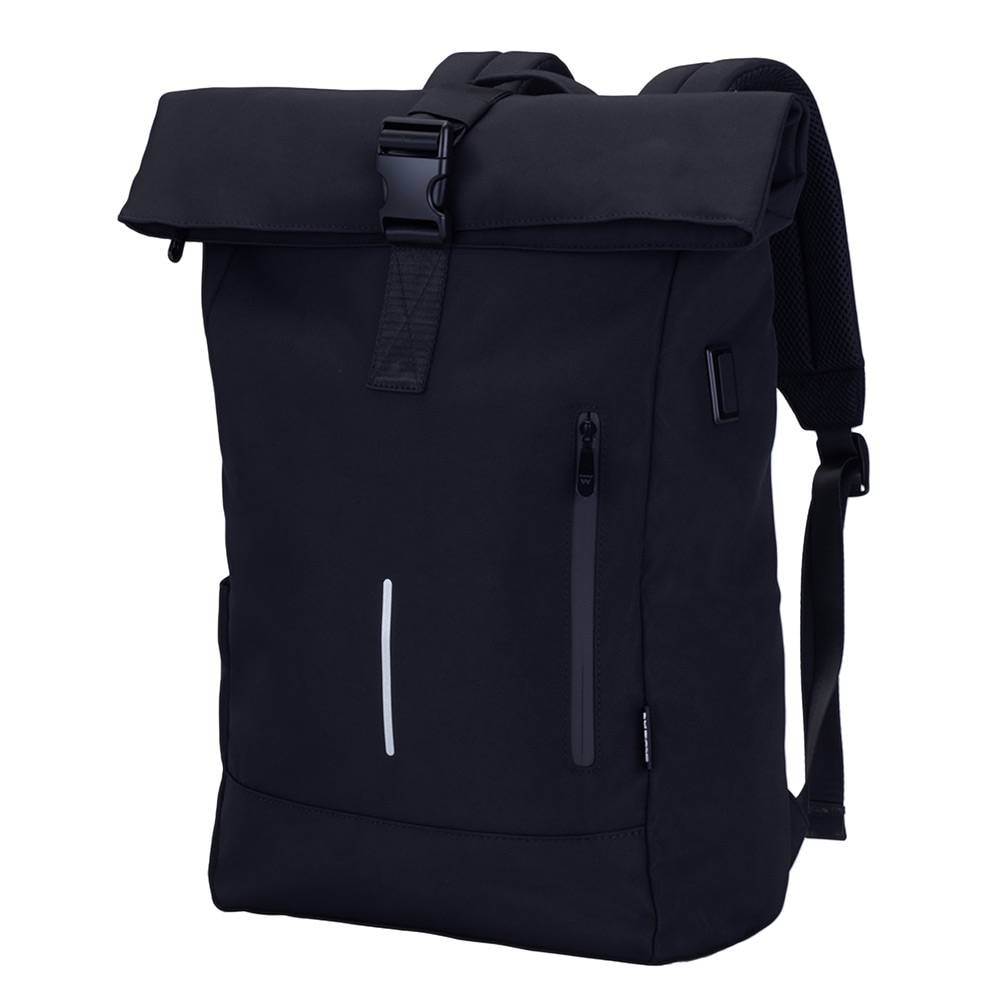Mochila Ewent Trendy Roll Backpack 17.3” Oxford 900D Preta