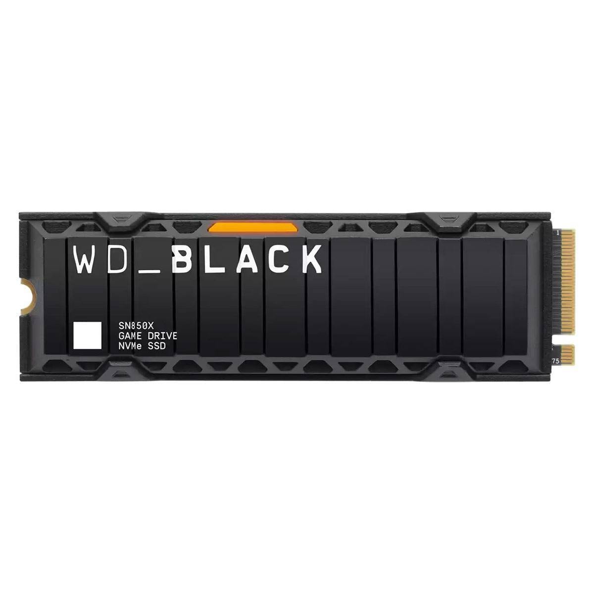 SSD M.2 2280 SANDISK WD Black SN850X 8TB c/ Heatsink TLC NAND NVMe PCIe Gen 4.0x4