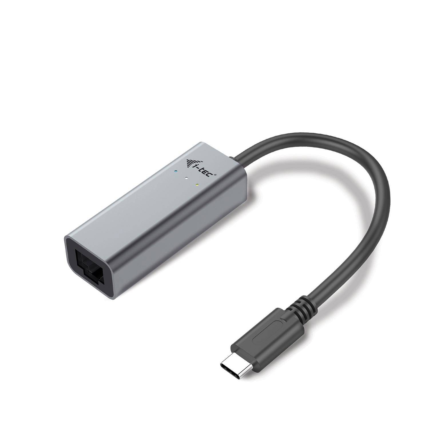 Adaptador de Rede i-tec C31METALGLAN USB-C p/ RJ45 Metal Gigabit Ethernet Adapter