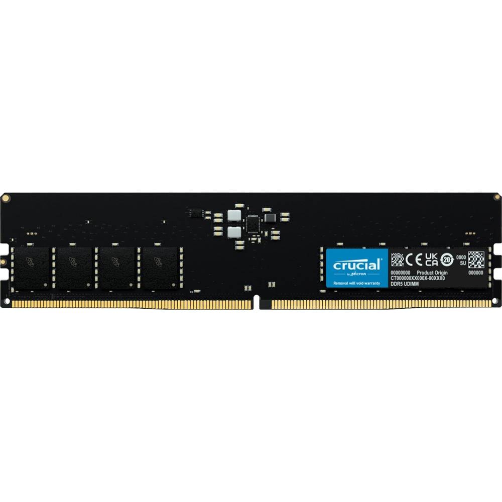 Memória RAM UDIMM Crucial Classic 32GB (1x32GB) DDR5-5600MHz (AMD Expo/Intel XMP) CL46 (46-45-45) 1.1V Preta