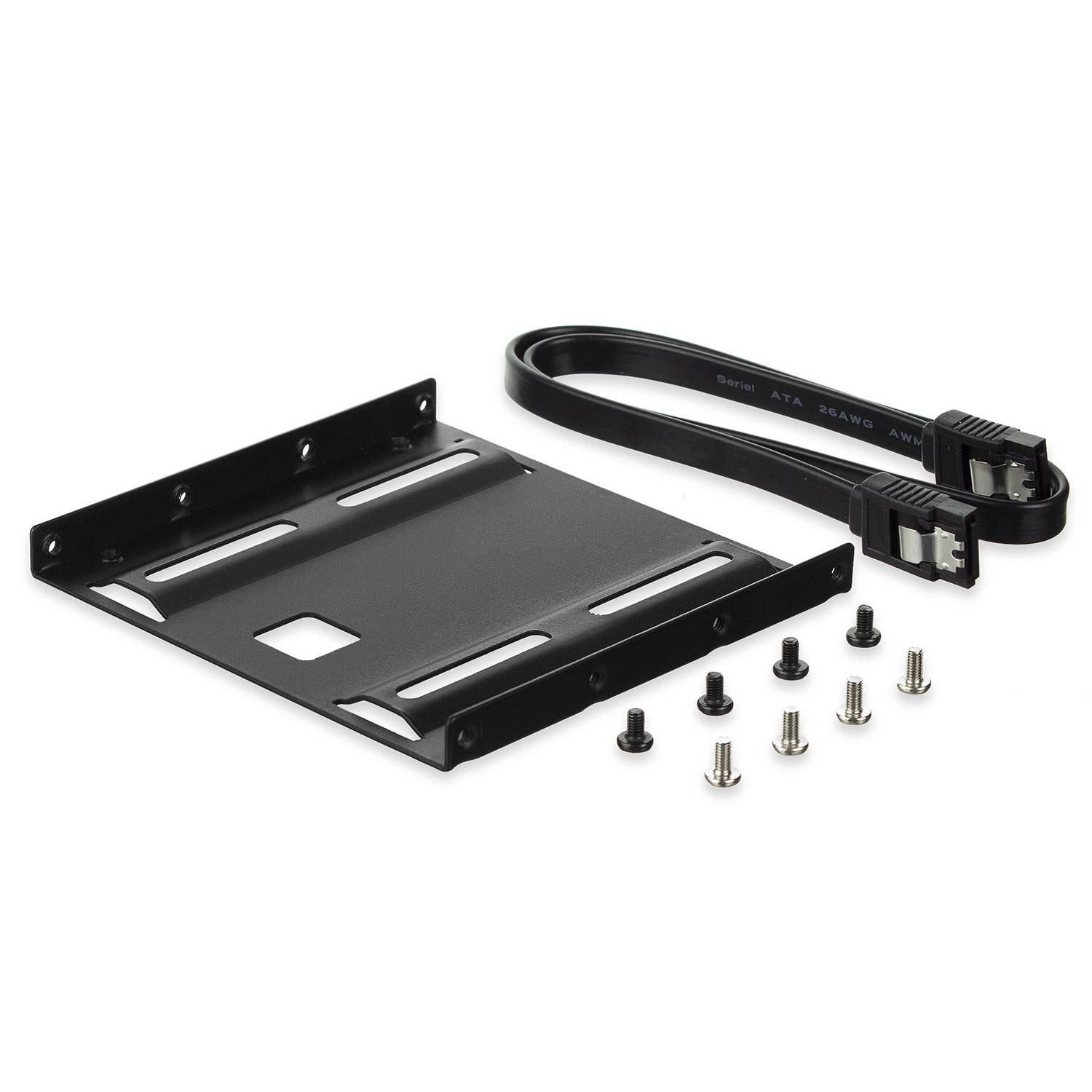 Kit Adaptador Ewent EW7007 2.5" para 3.5" SSD/HDD com Parafusos + Cabo SATA III 50cm