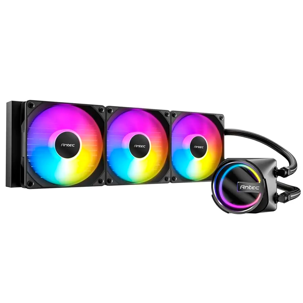 Water Cooler CPU Antec Skeleton 360 ARGB 360mm All-In-One Preto