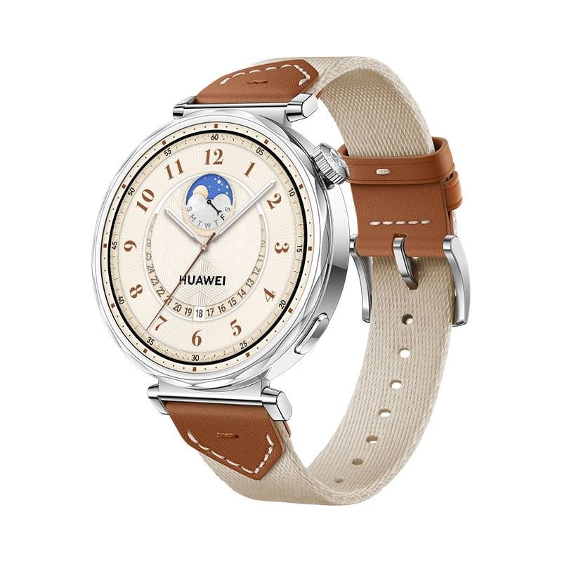 Smartwatch Huawei Watch GT 5 41mm Bracelete Tecido Castanho