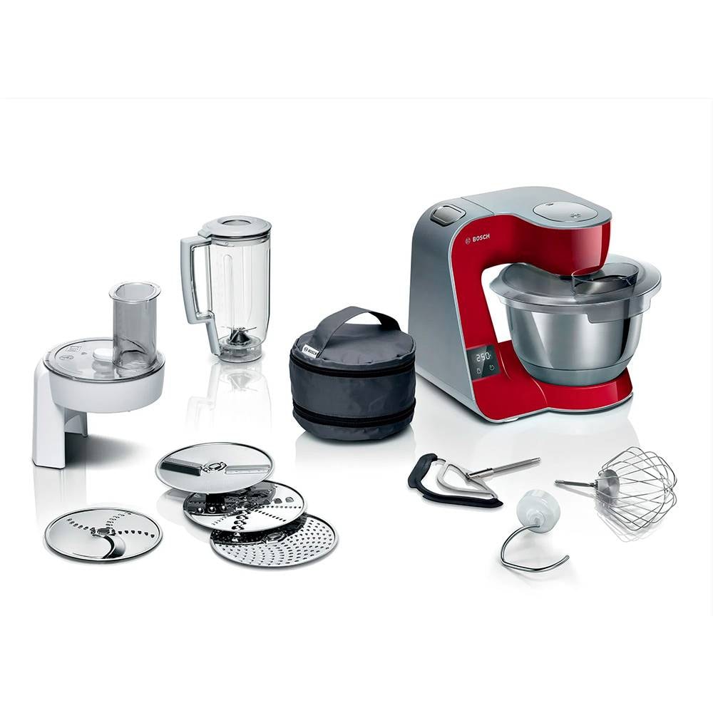 Robot de Cozinha Bosch MUM5X720 MUM Serie | 5 1000W 3.9L Vermelho/Cinza