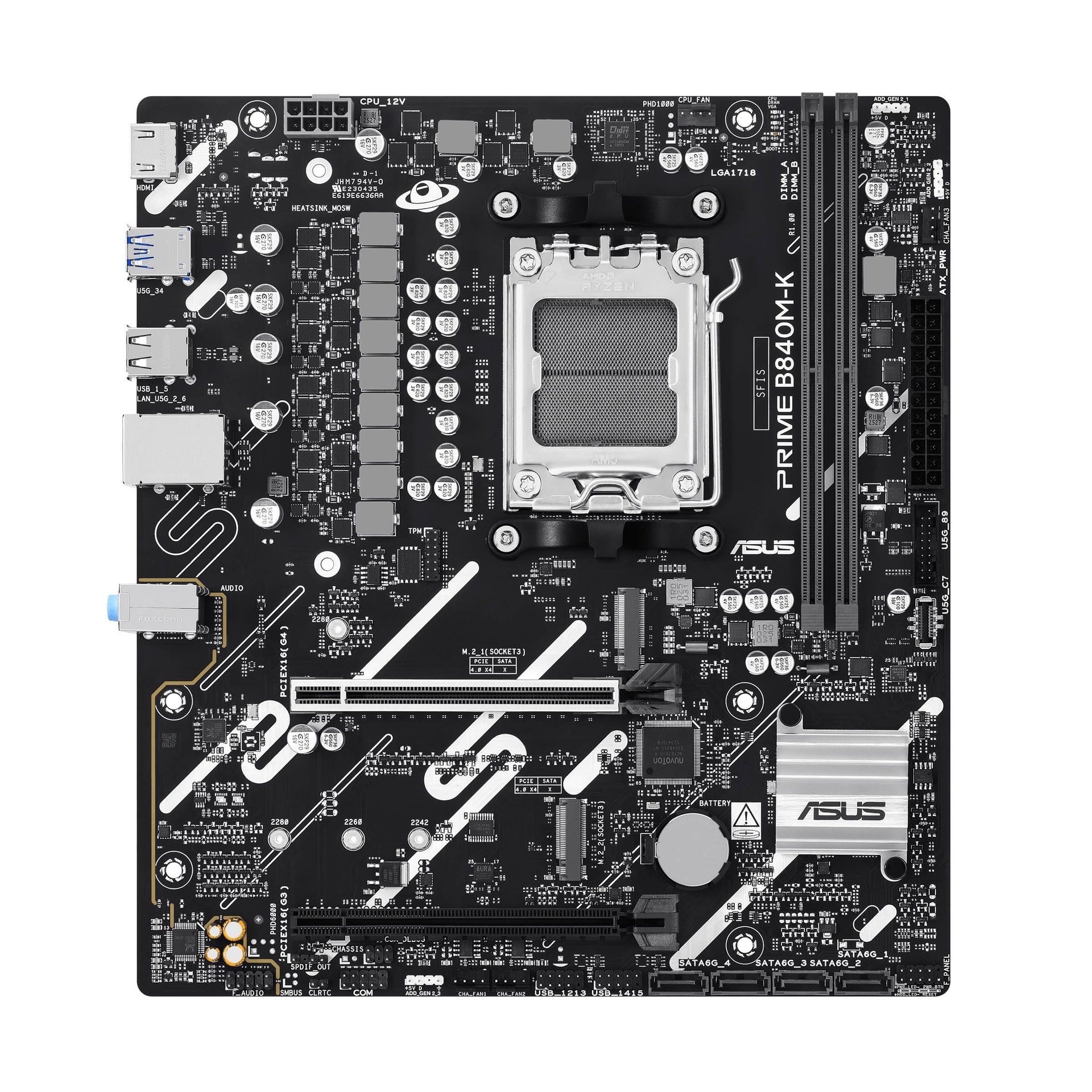 Motherboard Micro-ATX Asus Prime B840M-K SktAM5