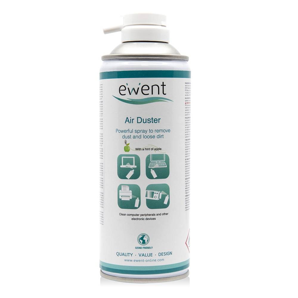 Spray Eliminador de Pó Ewent EW5606 400 ml c/ Aroma a Maçã