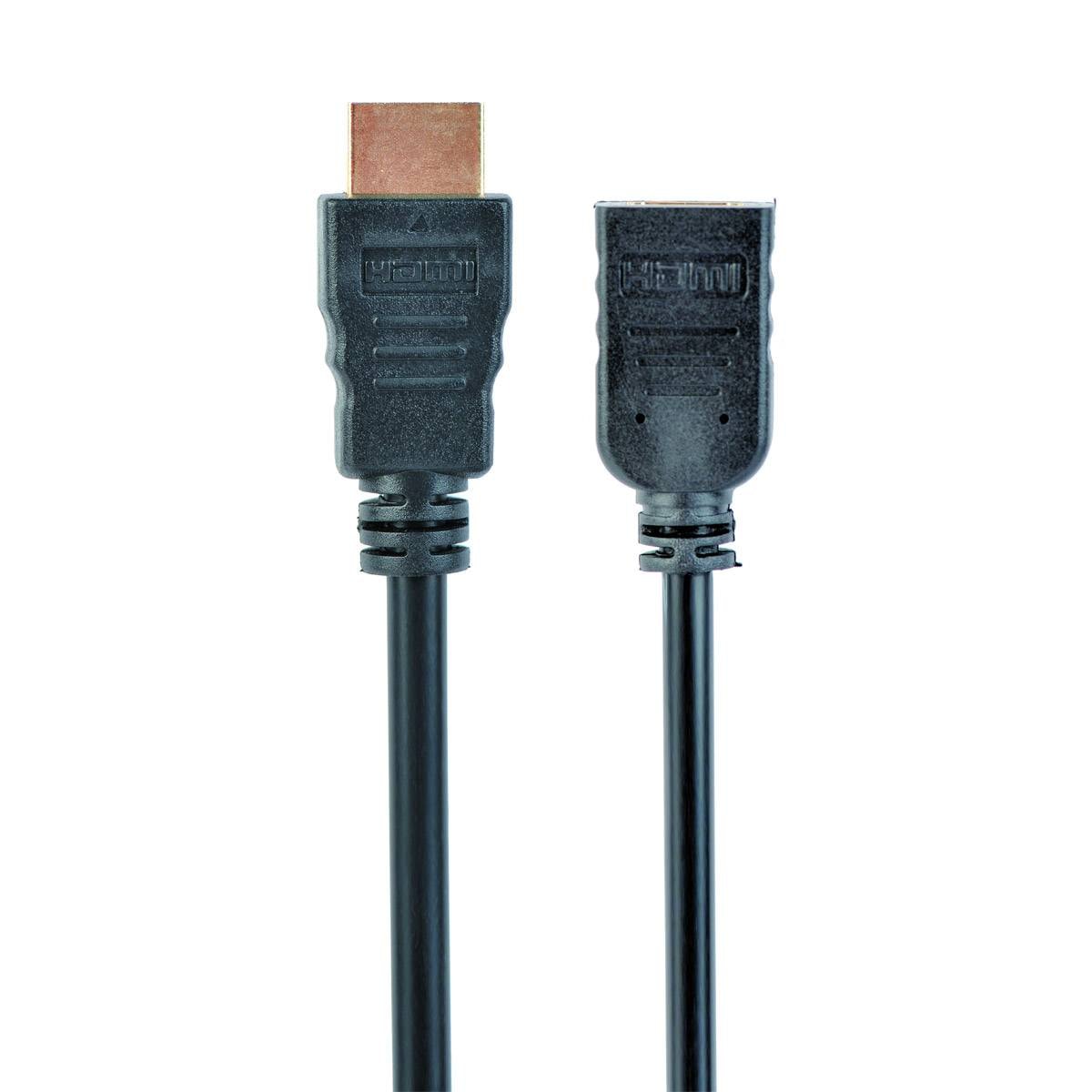 Cabo Extensão HDMI Gembird CC-HDMI4X-0.5M com Ethernet 0.5m Preto