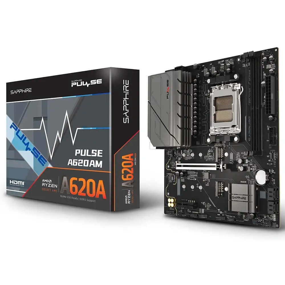Motherboard Micro-ATX Sapphire Pulse A620M SktAM5