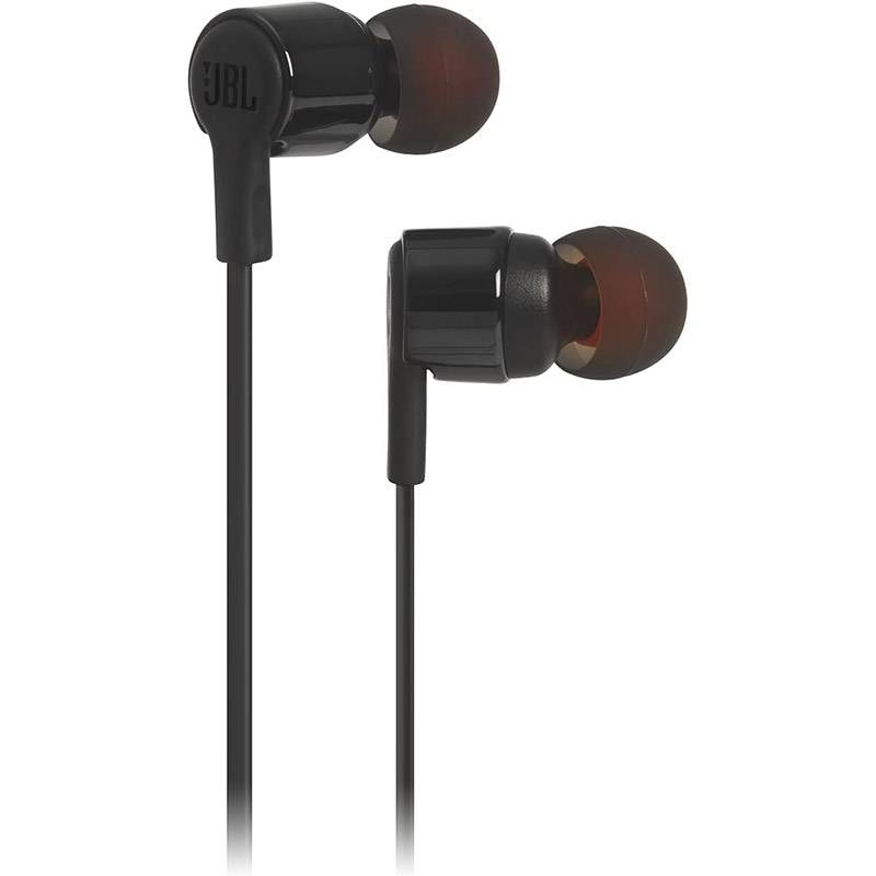 Auriculares JBL Tune 210 In-ear Wired Pure Bass Sound Pretos