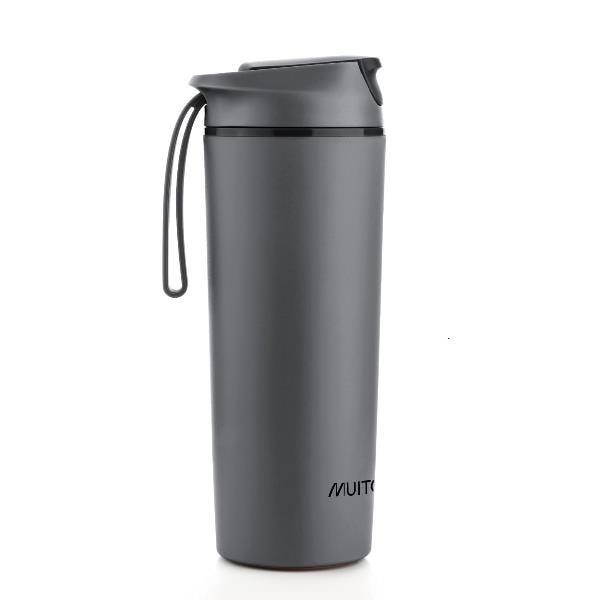 Copo de Transporte com Ventosa Muitomas 450ML Preto
